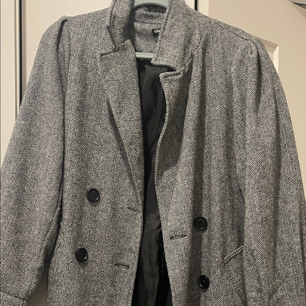 Shein Herringbone Patterned Jacket - image 3
